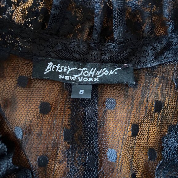 Vintage Betsey Johnson Lace Cardigan - Picture 7 of 7